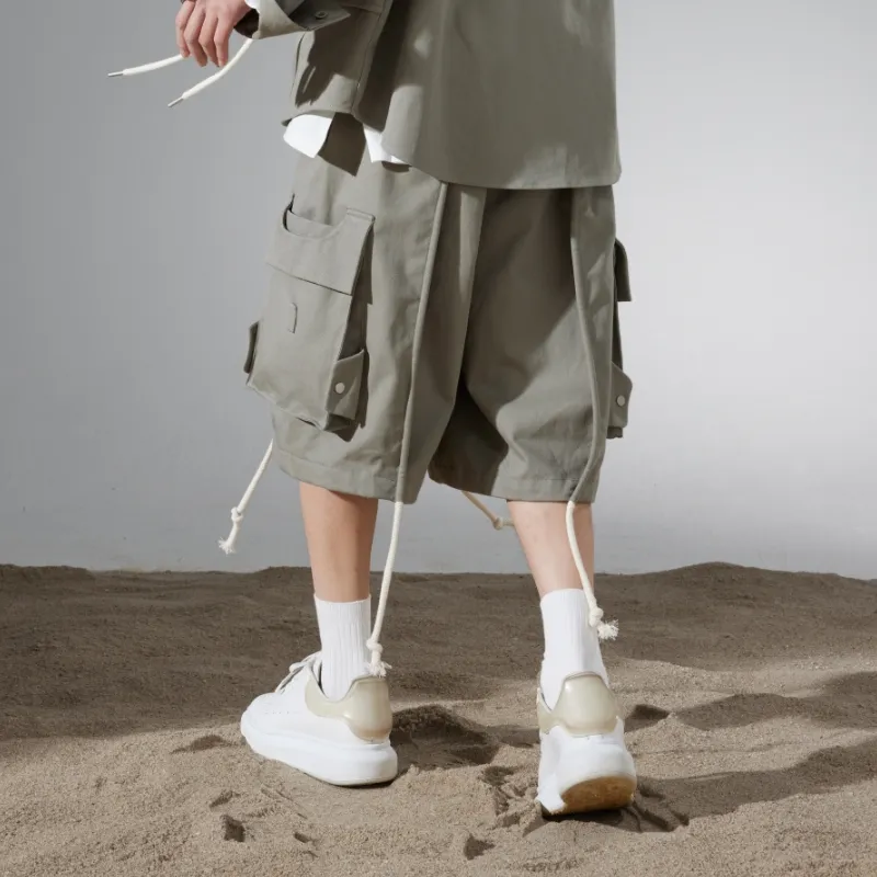 LOSTCTRL Loose Fit Shorts Unisex-4