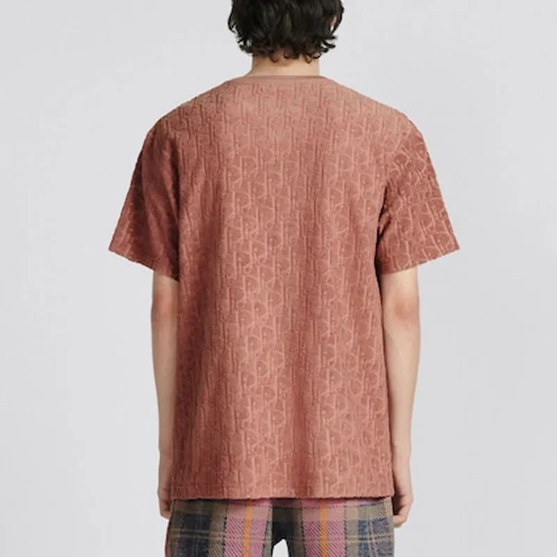 DIOR T Shirts Men Pink-3