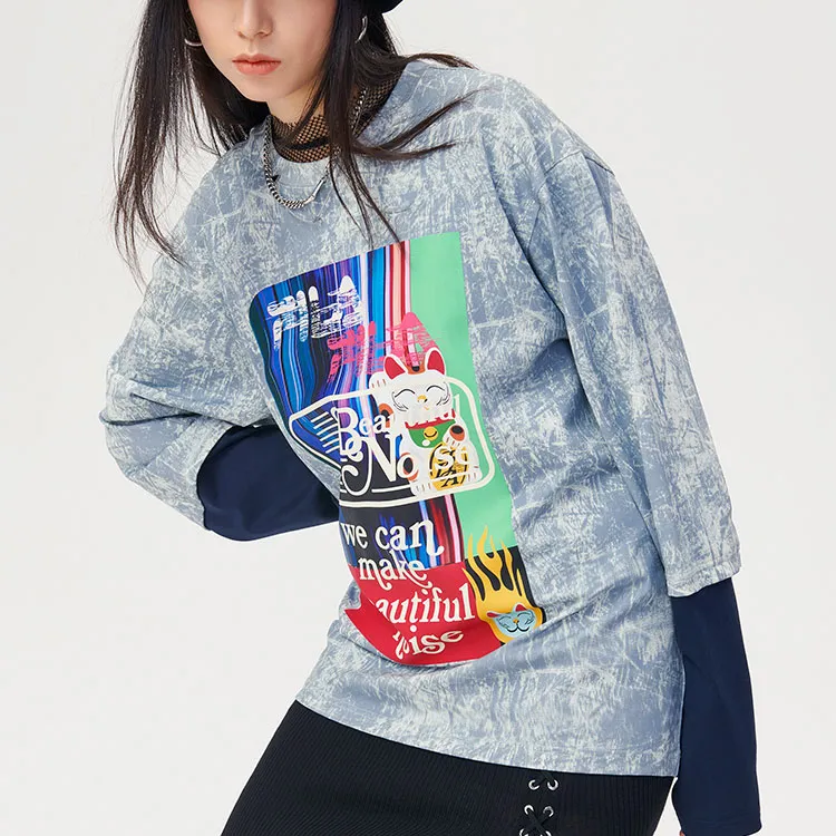 FILA FUSION Tokyostudio T Shirts Unisex Patchy Memory-2