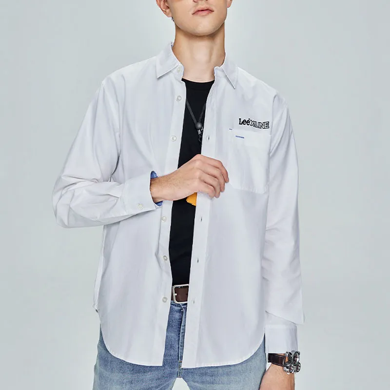 Lee Shirts Men White-1