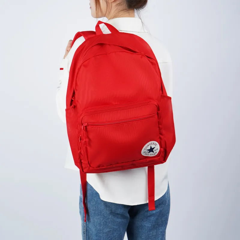 Converse Polyester Backpack Regular Unisex Red-5