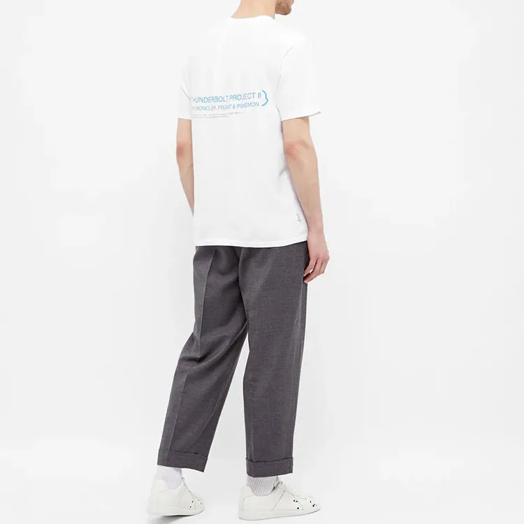 Fragment Design X Moncler T-Shirts Men White-4