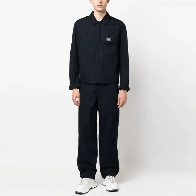 C.P.Company Logo Printed Long Sleeve Shirt-1