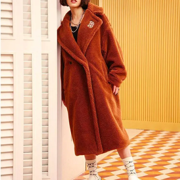 MLB Coats Women's Brown-2