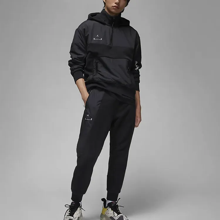 Jordan Knitted Sweatpants Men's Black-2
