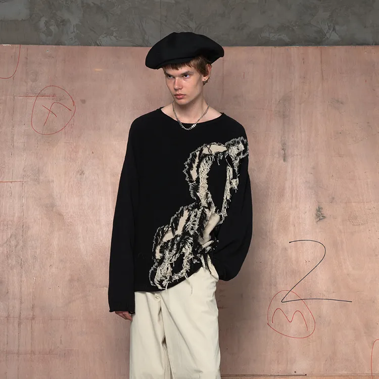 Randomevent Sweaters Unisex Black-2