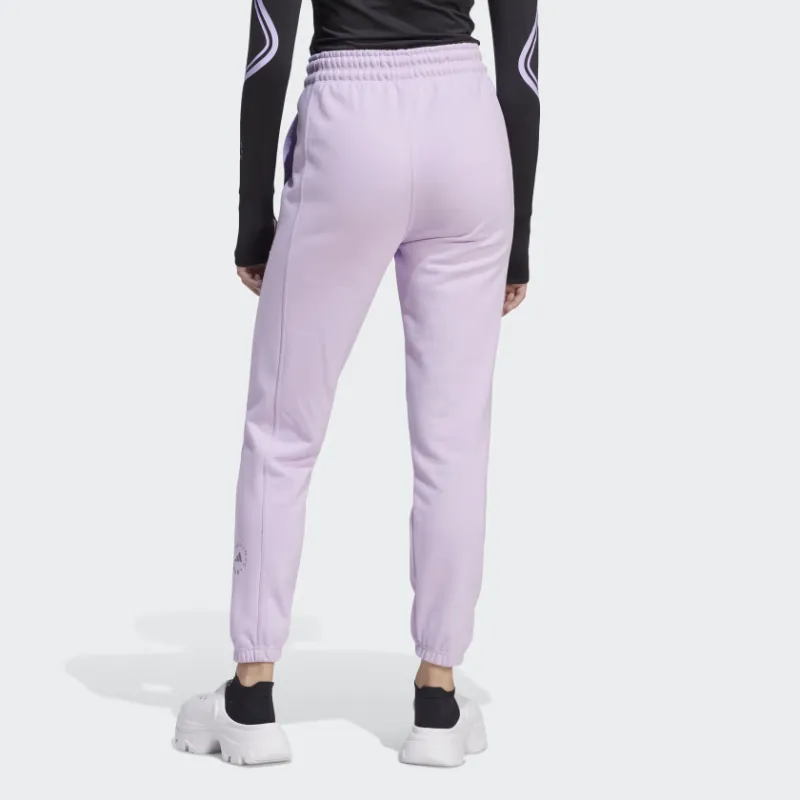 Adidas Logo-print Organic-cotton Track Pants-3