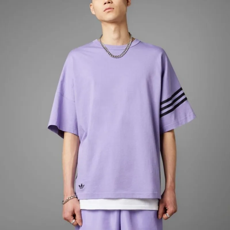 Adidas Originals Neuclassics T Shirts Men Lilac-1