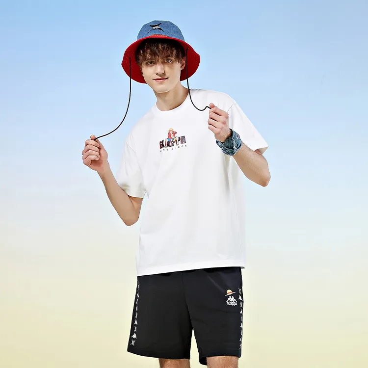 Kappa x HAIZEIWANG Drop Shoulder Sleeve T-Shirt Unisex-2