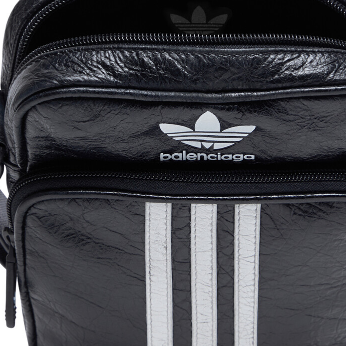 Balenciaga X Adidas Small Crossbody Messenger Bag Black