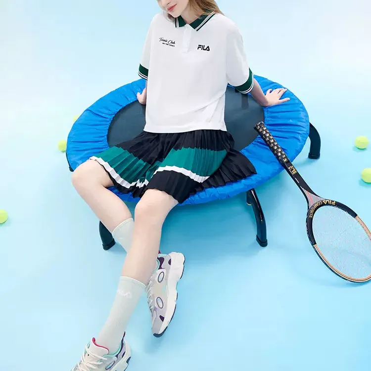 FILA FUSION Polo Shirt Women's Standard White-3