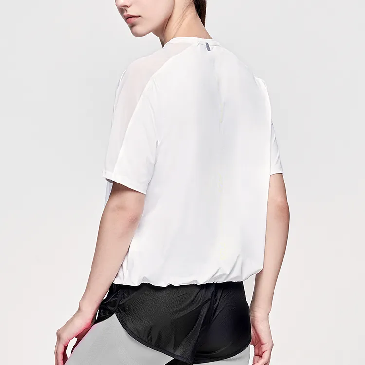 FILA Athletics Crop Tops Women's Jade White-3
