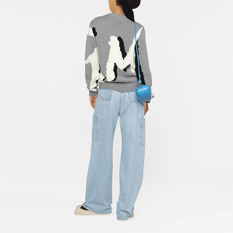 MSGM Cashmere Sweaters Women's Silver-2