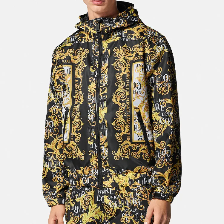VERSACE JEANS COUTURE SS23 Jackets Coats Men's Black Gold-1