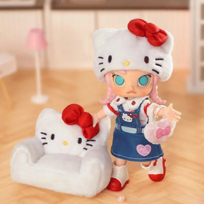 POP MART MOLLY × Hello Kitty Action Figures 13cm-2