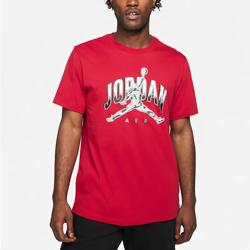 Jordan T Shirts Men Red-4