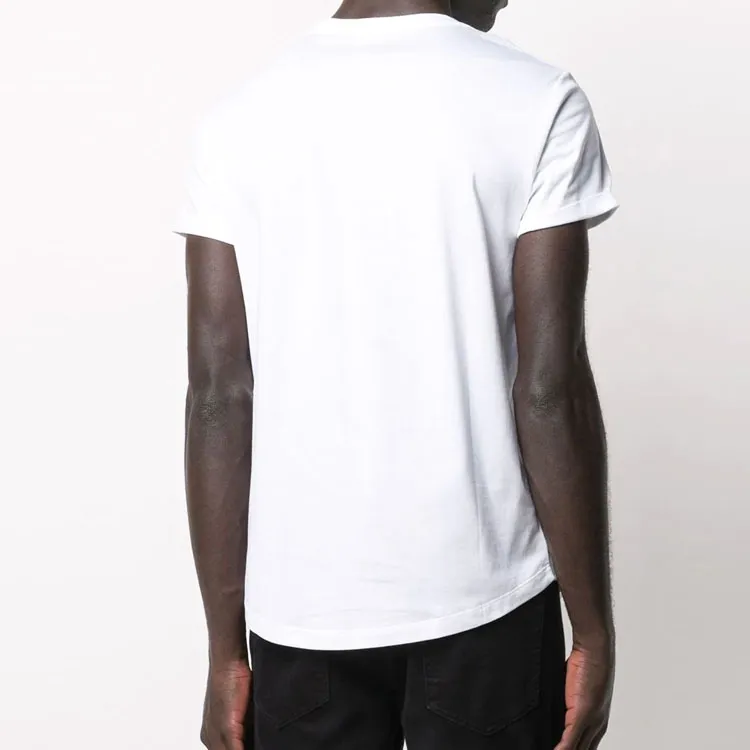 BALMAIN T Shirts Men White-2