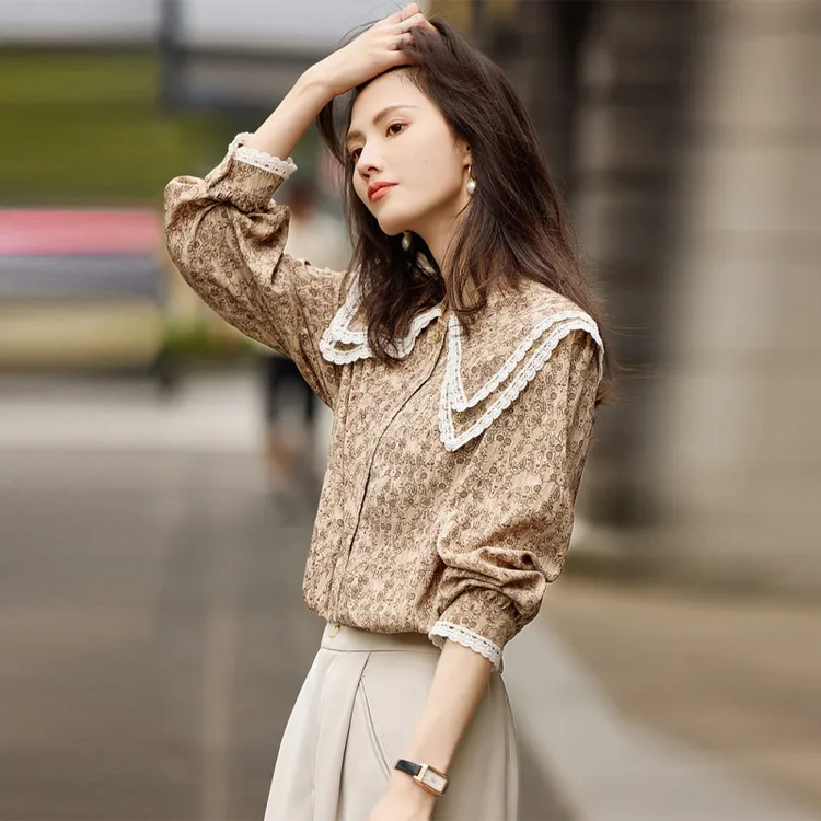Dme Shirts Women's Light Coffee-2