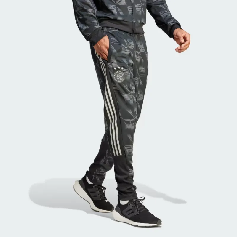 Adidas Ajax Amsterdam Knitted Sweatpants Men Black-1