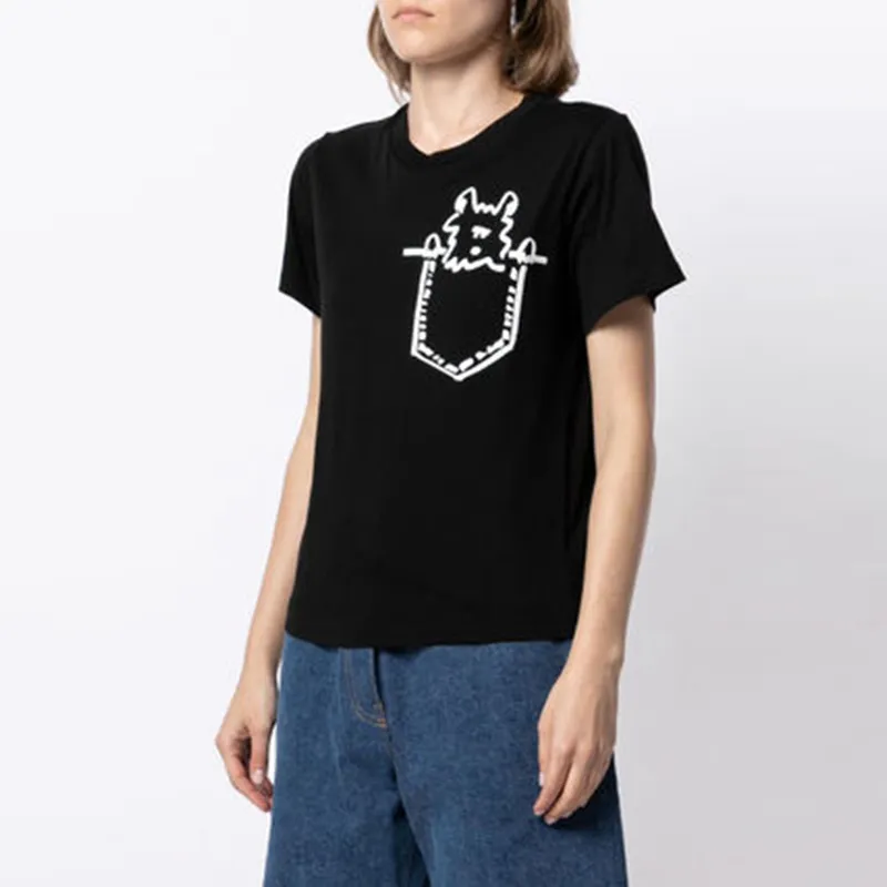 EMPORIO ARMANI FW21 T Shirt Women's Black-2