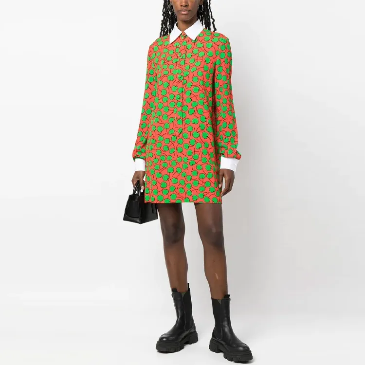 MOSCHINO Long-Sleeved Dresses Women's Multicolor-1