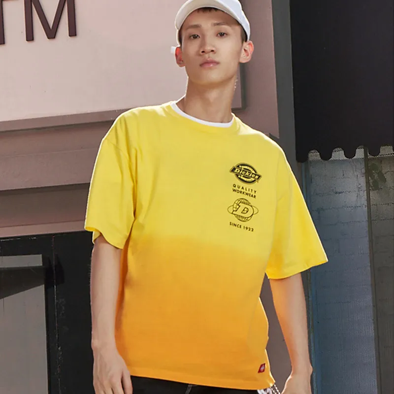 Dickies SS21 T Shirt Unisex Gradient Yellow-2