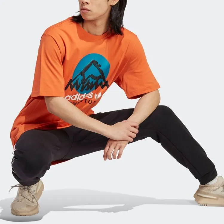 Adidas Originals T Shirt Men's Orange-1