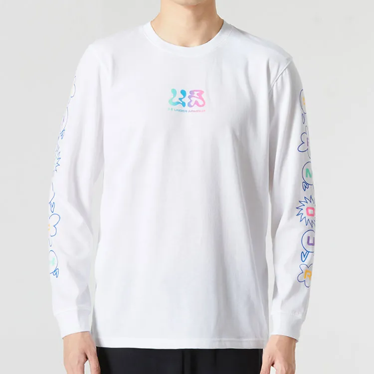 Under Armour T-Shirts Men White-1