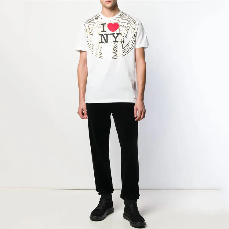 VERSACE T Shirts Unisex White-2