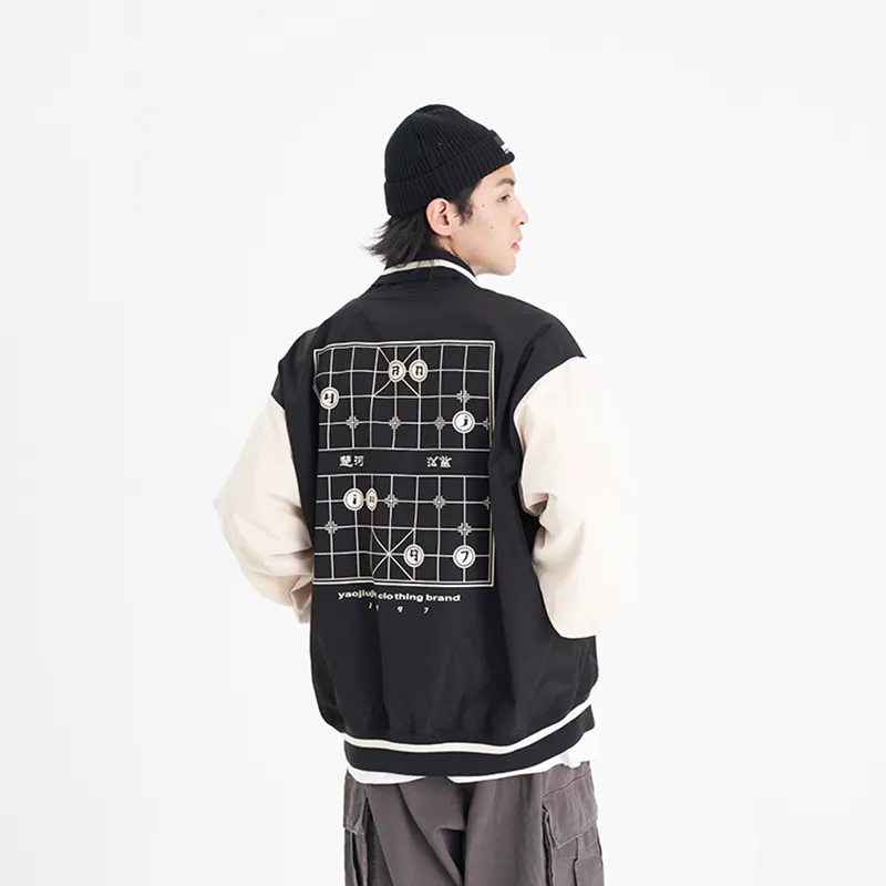 YAOJIUJIUQI Baseball Jacket Unisex-3