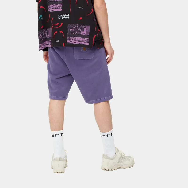 Carhartt WIP Casual Shorts Men Purple-5