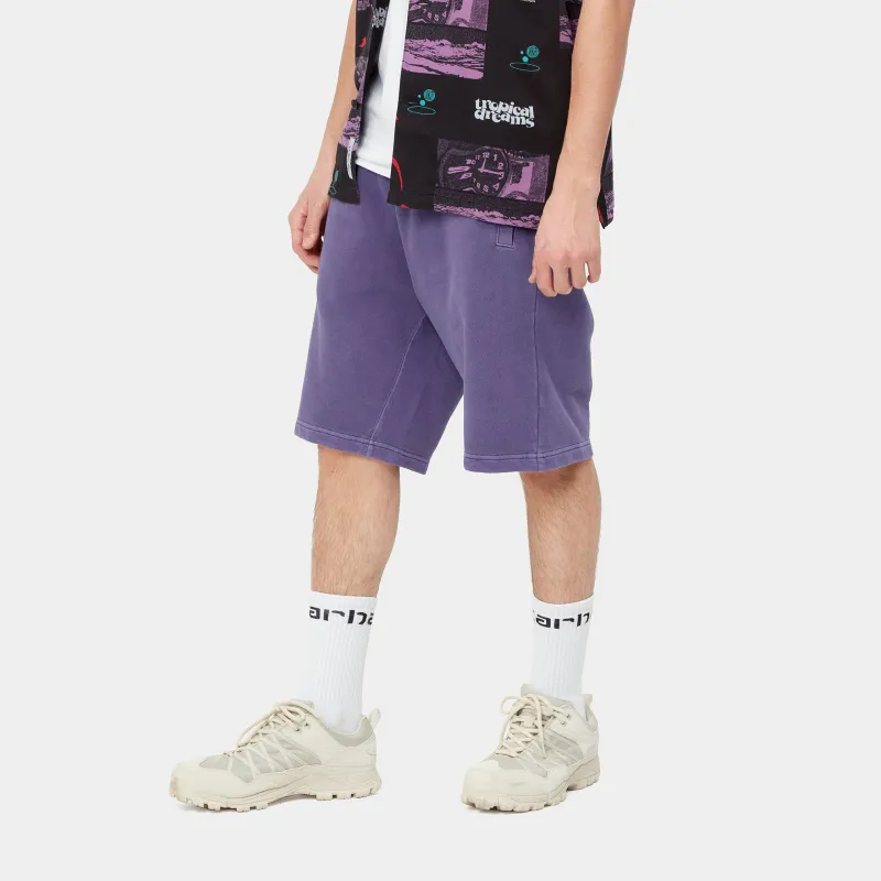 Carhartt WIP Casual Shorts Men Purple-4