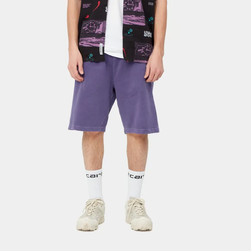 Carhartt WIP Casual Shorts Men Purple-3