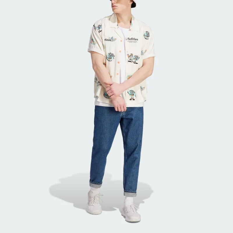 Adidas Originals Shirt Men's Wonder White-2