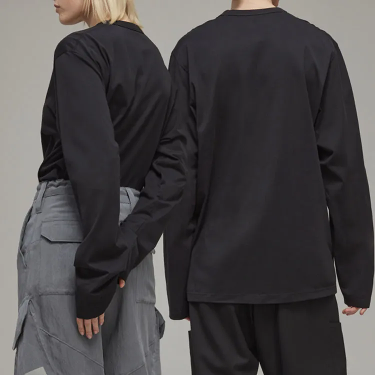 Y-3 Tonal-logo Long-sleeve T-shirt-6