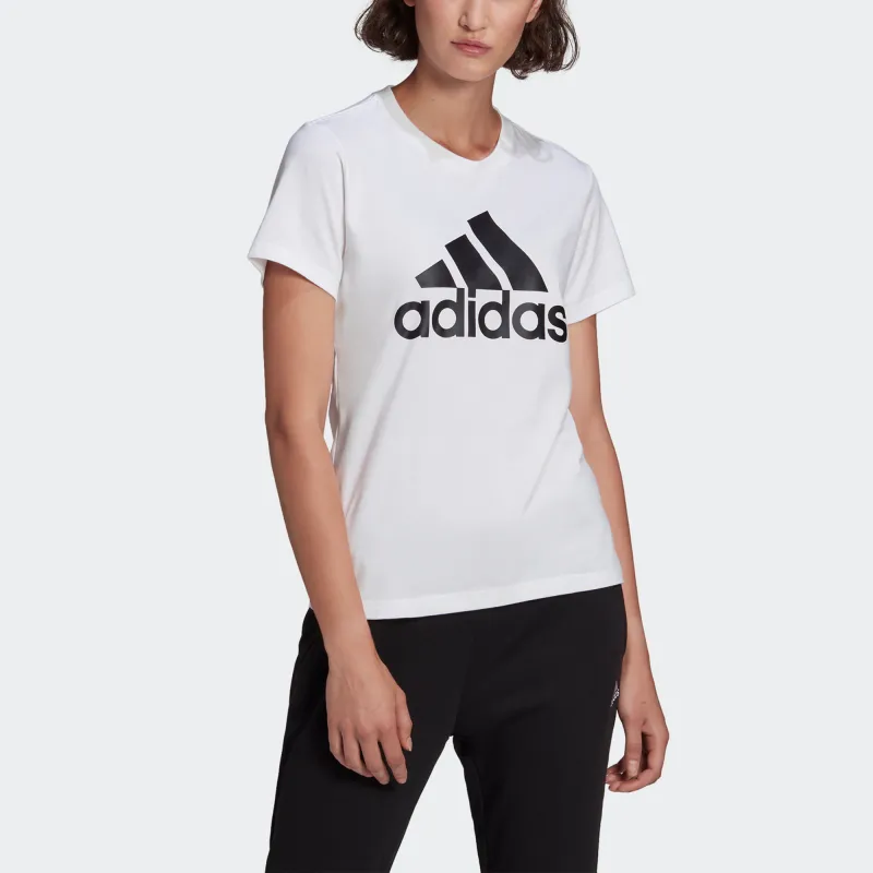adidas Women's Essentials Logo Tee White-2