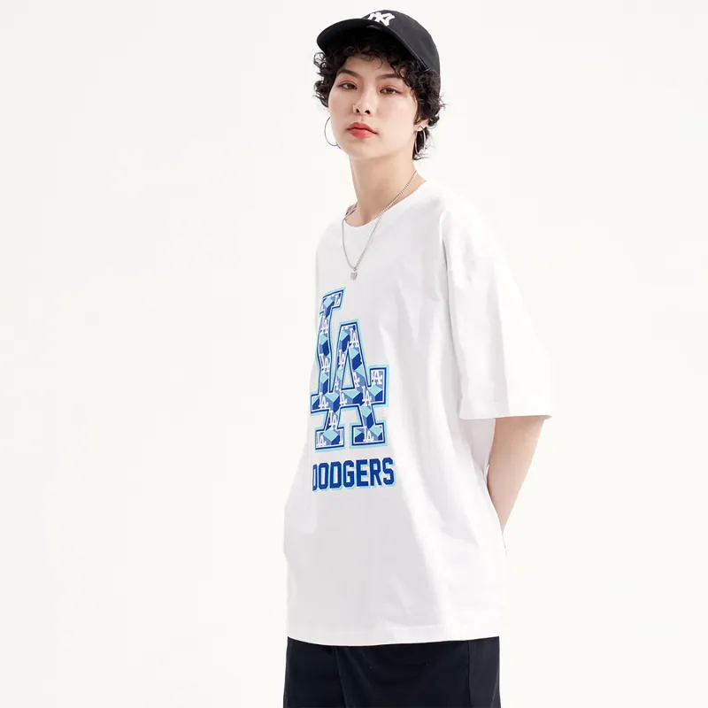 MLB Drop Shoulder Sleeve T-Shirt Unisex Ecru-5