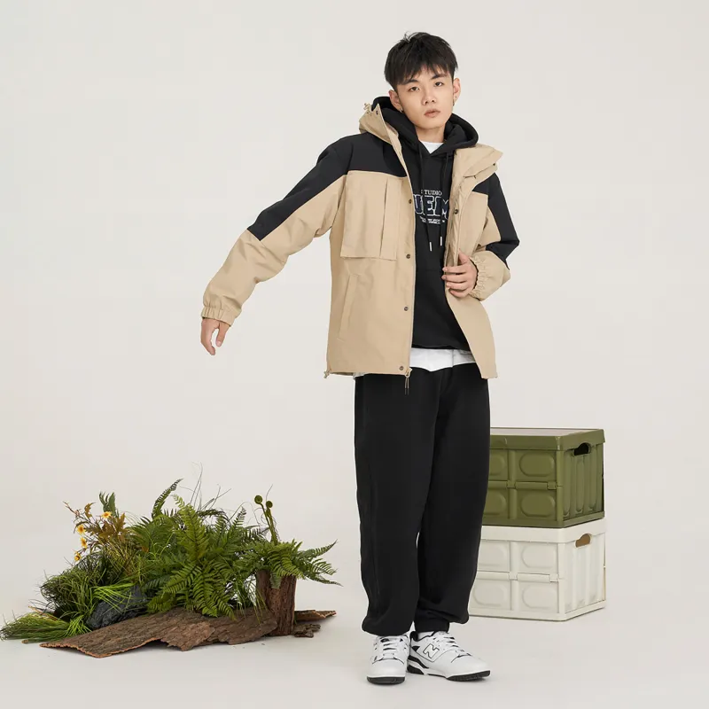 New Balance Jackets Men Khaki-2