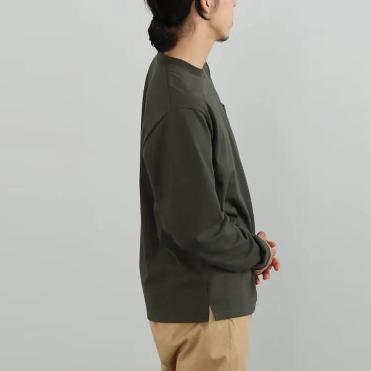 Beams T-Shirts Men Olive Green-7