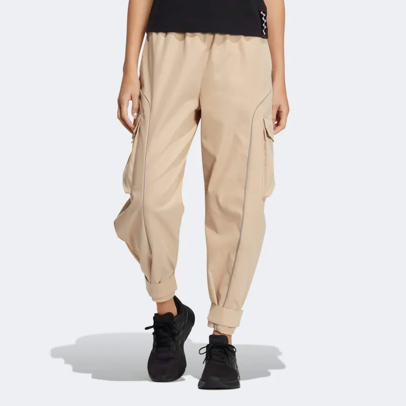 Adidas Knitted Sweatpants Women's Khaki-1