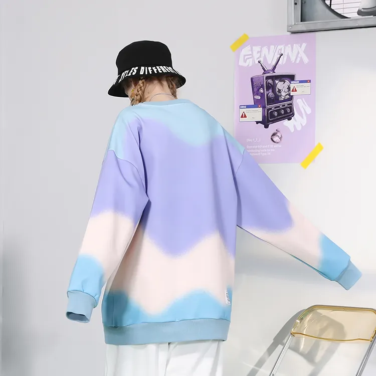 GENANX Crew Neck Loose Fit Sweatshirt Unisex-8