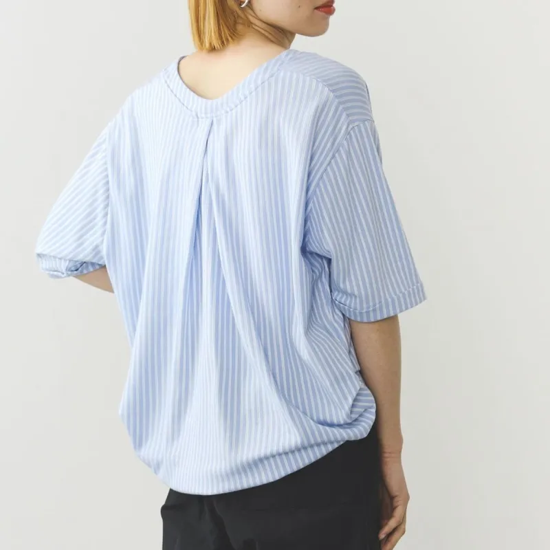 Beams Shirts Women's Sax Blue-5