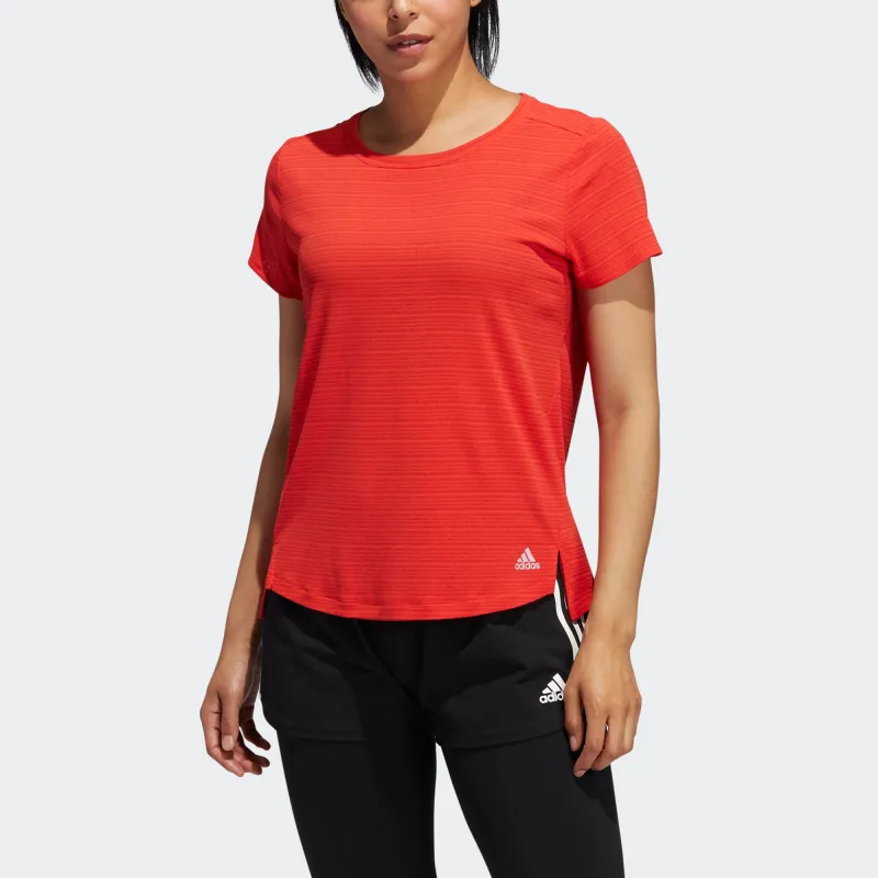 Adidas AEROREADY T Shirts Women's Red-2