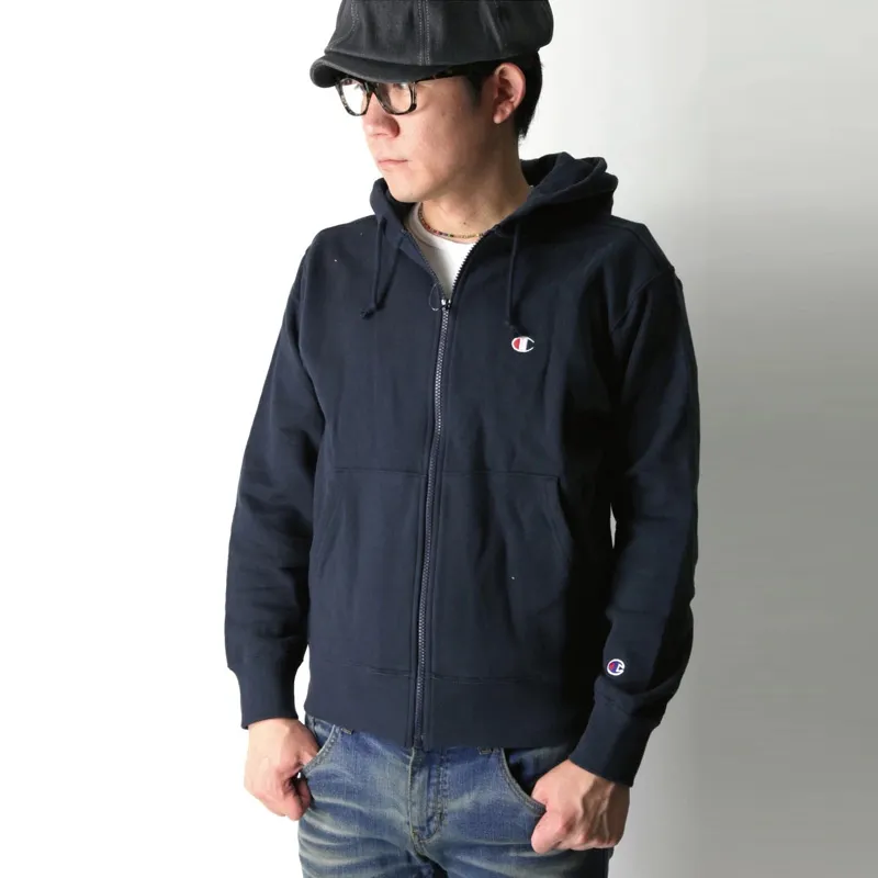 Champion Sweatshirts Unisex Navy Blue-2