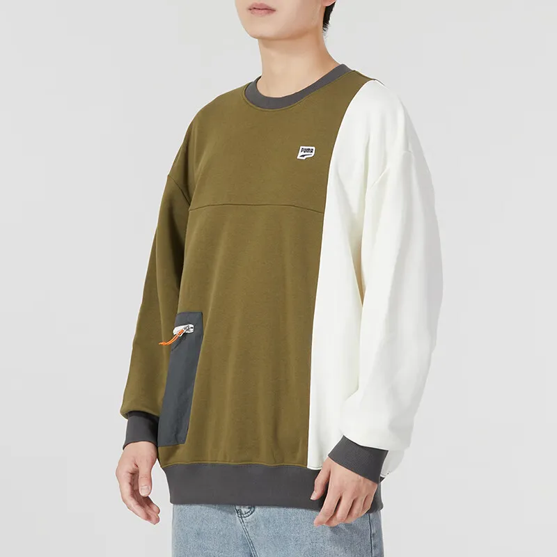 PUMA Sweatshirts Men Green-2