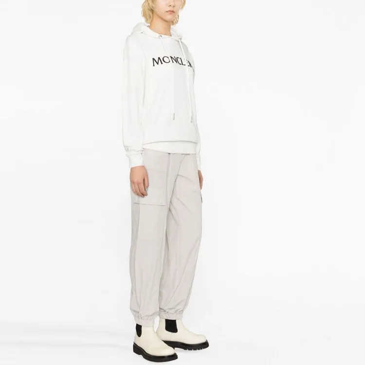 Moncler Logo embroidered Cotton Hoodie-3