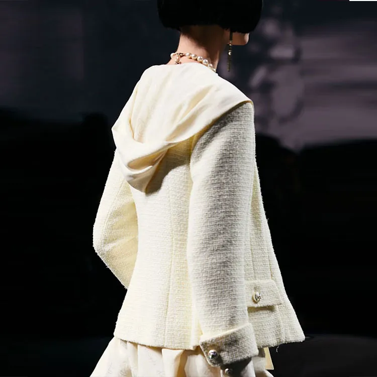 CHANEL Jacket Women's Light Yellow-2