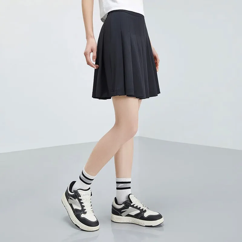 Sesame Street X ANTA X SESAME STREET/Sesame Street Co branded Casual Short Skirts Women's Black-2