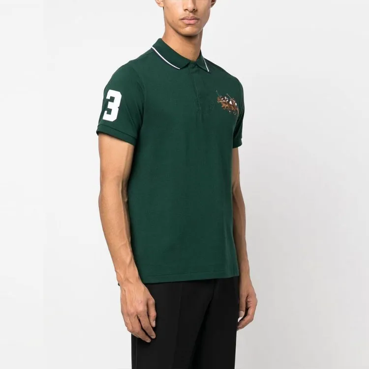 Polo Ralph Lauren Triple Pony Cotton Polo Shirt-3