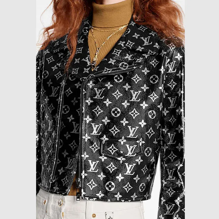 LOUIS VUITTON 10's Monogram Biker Jacket-3